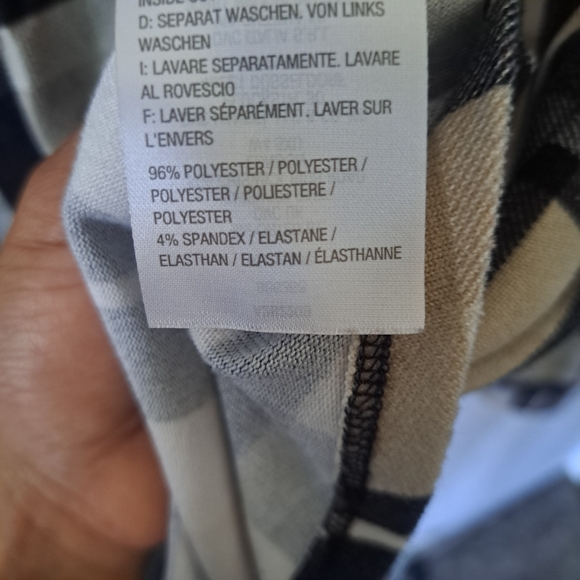 Denim & Co. Brushed Heavenly Jersey Plaid Button Front Shirt - Picture 6 of 6